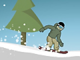 Скоростной спуск на сноуборде 2