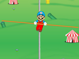 Марио идет по веревке
