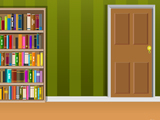 Комната с книжной полкой
