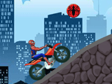 Человек-паук на супер байке