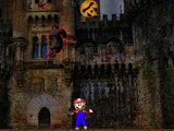 Марио, взрыв Хэллоуинской тыквы
