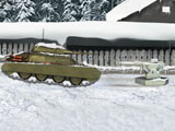 Зимний удар танка