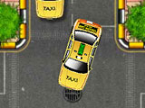 Парковка желтого такси