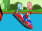 Марио на водном мотоцикле